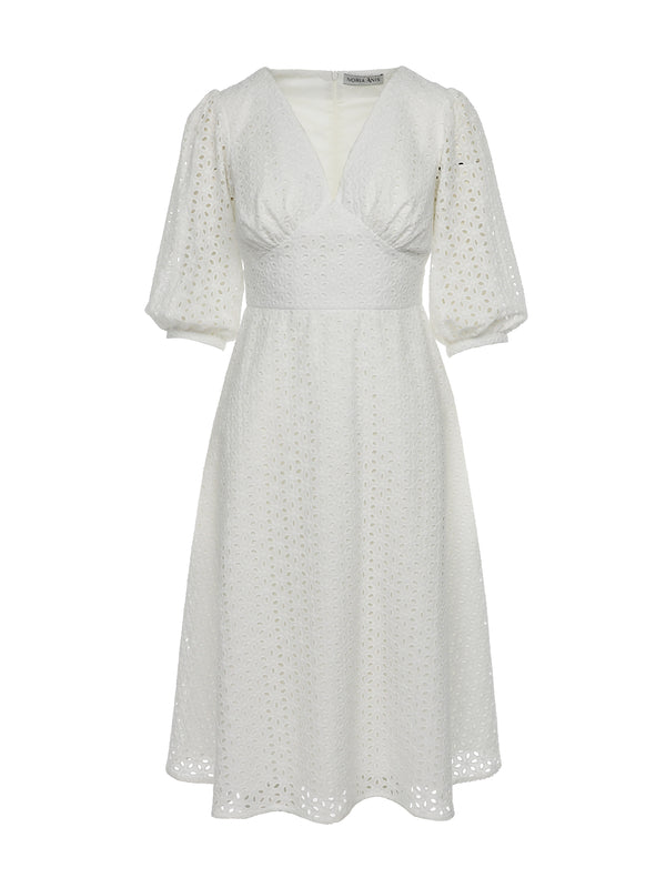 Abela broderie anglaise cotton dress