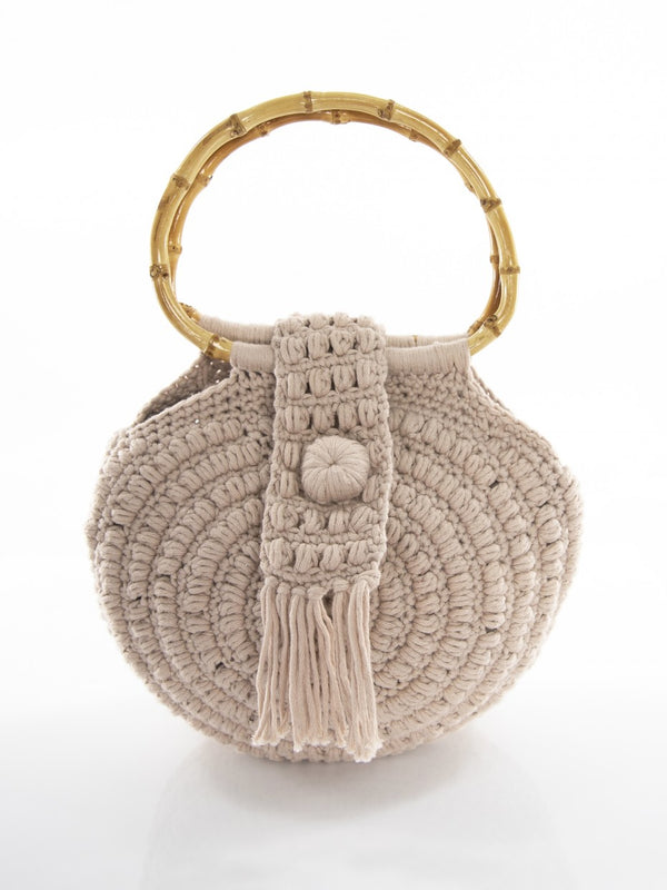 Hand crocheted bag Promenade